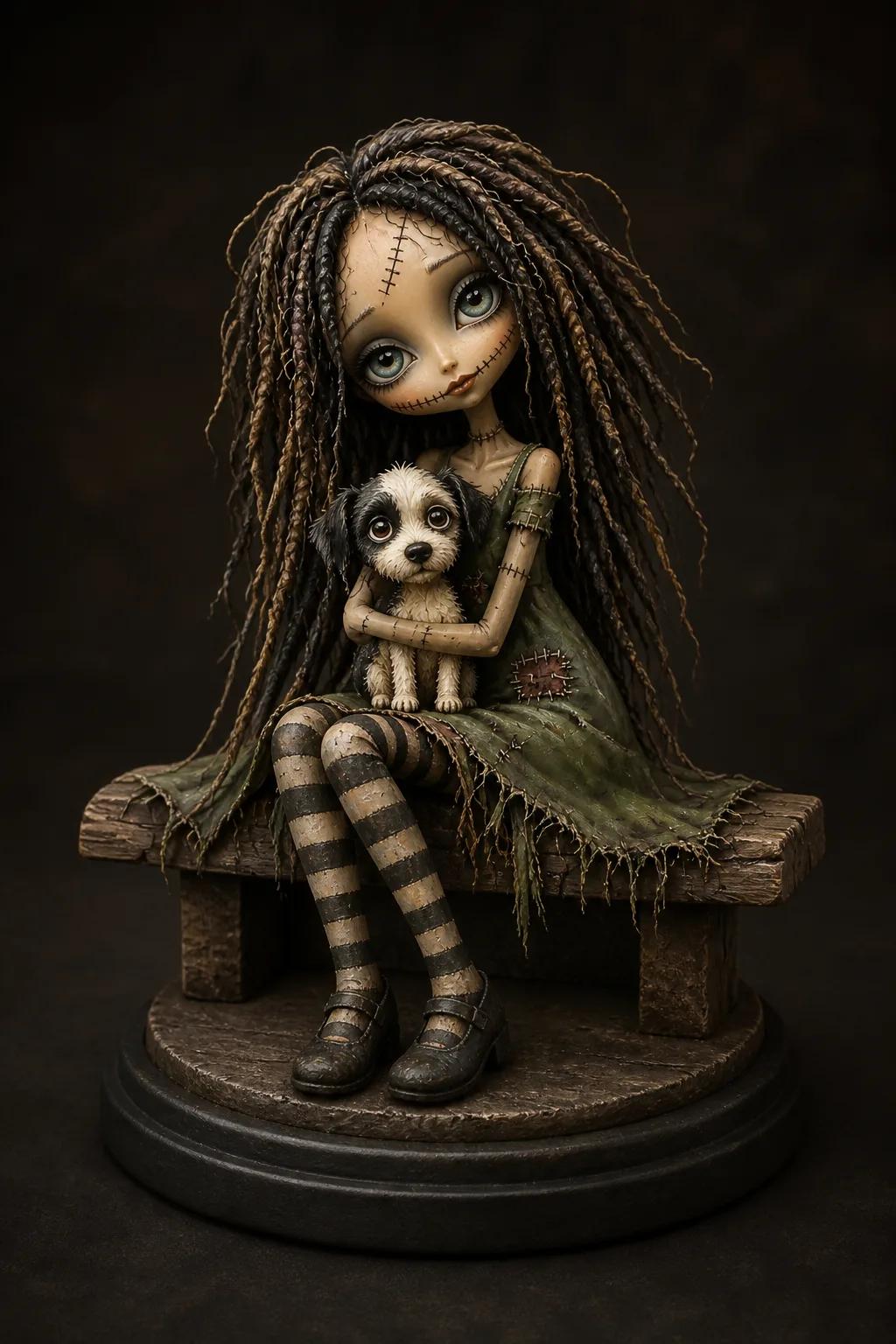 Stitched doll design preview