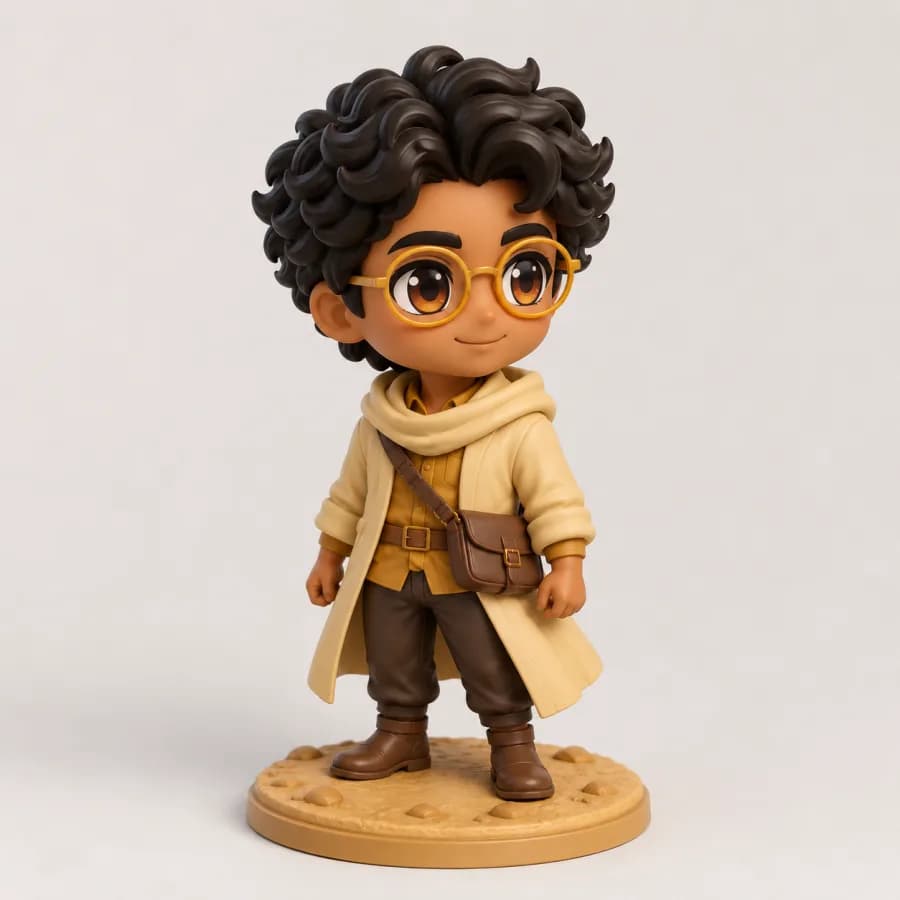 Example of a Chibi-style figurine